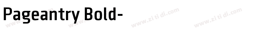 Pageantry Bold字体转换